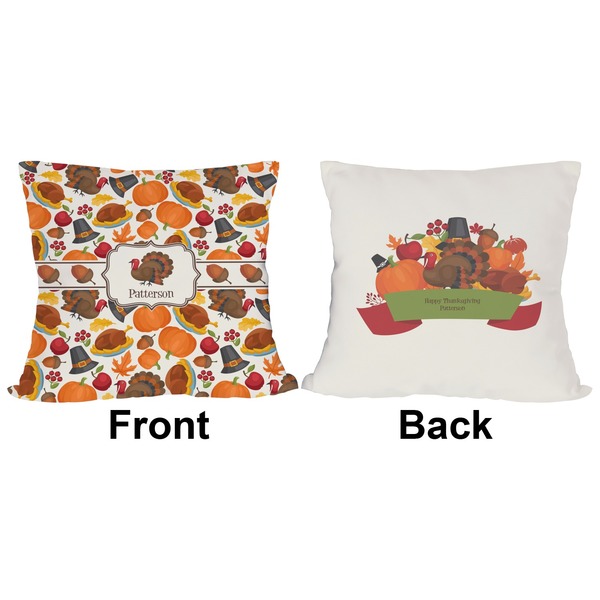 Traditional Thanksgiving Outdoor Pillow - 18x18