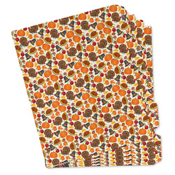 Traditional Thanksgiving Binder Tab Divider Set (Personalized)