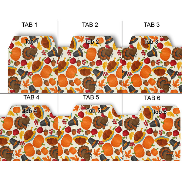 Traditional Thanksgiving Page Dividers - Set of 6 - Approval