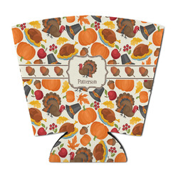 Traditional Thanksgiving Party Cup Sleeve - with Bottom (Personalized)