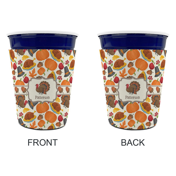 Traditional Thanksgiving Party Cup Sleeves - without bottom - Approval
