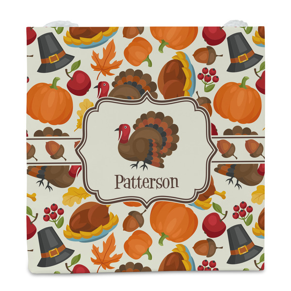 Traditional Thanksgiving Party Favor Gift Bag - Matte - Front