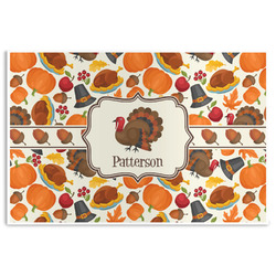 Traditional Thanksgiving Disposable Paper Placemats (Personalized)