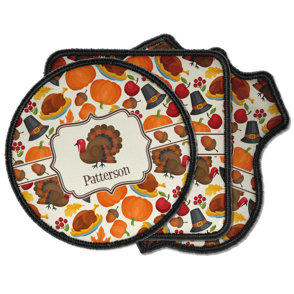 Custom Traditional Thanksgiving Iron on Patches (Personalized)