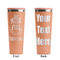 Traditional Thanksgiving Peach RTIC Everyday Tumbler - 28 oz. - Front and Back