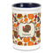 Traditional Thanksgiving Ceramic Pencil Holders - Blue