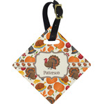 Traditional Thanksgiving Diamond Luggage Tag (Personalized)