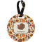Traditional Thanksgiving Personalized Round Luggage Tag