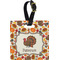 Traditional Thanksgiving Plastic Luggage Tag - Square w/ Name or Text