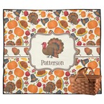 Traditional Thanksgiving Outdoor Picnic Blanket (Personalized)