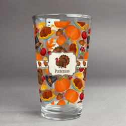Traditional Thanksgiving Pint Glass - Full Print (Personalized)