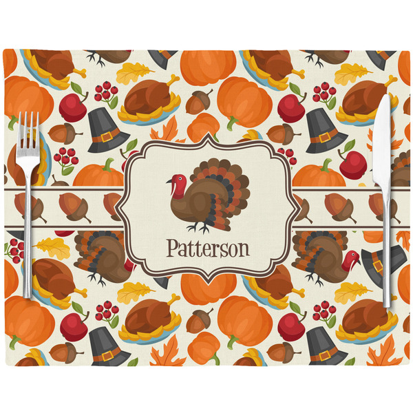 Traditional Thanksgiving Placemat with Props