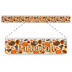 Traditional Thanksgiving Plastic Ruler - 12" (Personalized)