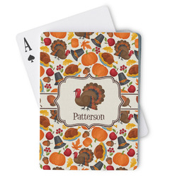 Traditional Thanksgiving Playing Cards (Personalized)