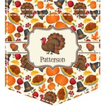 Traditional Thanksgiving Iron On Faux Pocket (Personalized)