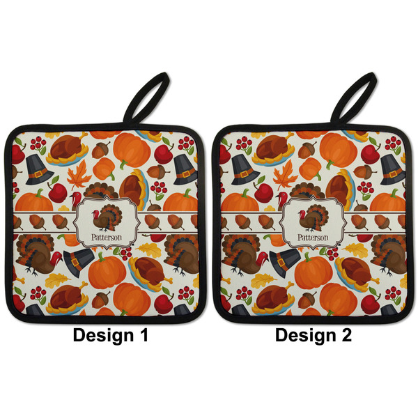 Traditional Thanksgiving Pot Holders - Set of 2 APPROVAL