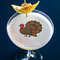 Traditional Thanksgiving Printed Drink Topper - Large - In Context