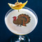 Traditional Thanksgiving Printed Drink Topper - XLarge - In Context