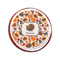 Traditional Thanksgiving Printed Icing Circle - Small - On Cookie