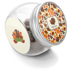 Traditional Thanksgiving Puppy Treat Jar (Personalized)