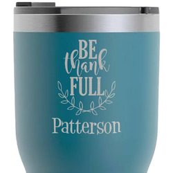 Traditional Thanksgiving RTIC Tumbler - Dark Teal - Laser Engraved - Single-Sided (Personalized)