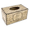Traditional Thanksgiving Rectangle Tissue Box Covers - Wood - Front