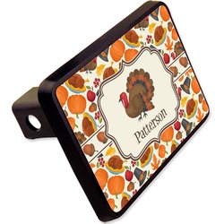 Traditional Thanksgiving Rectangular Trailer Hitch Cover - 2" (Personalized)