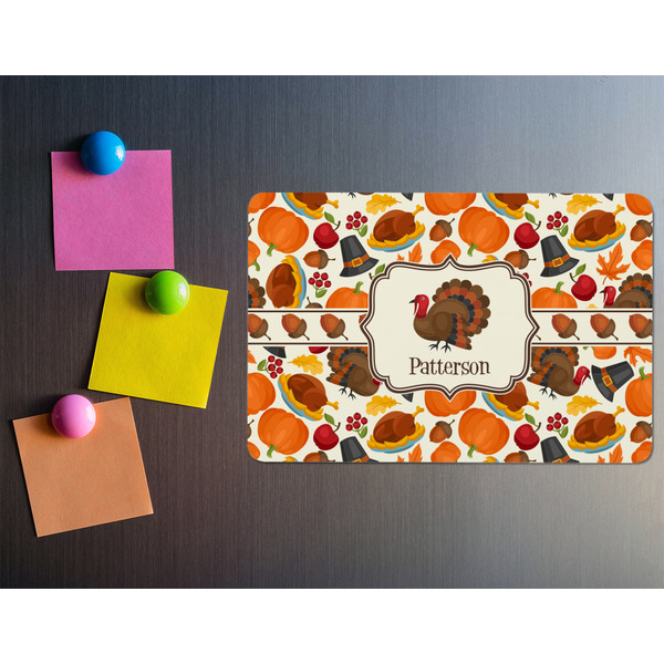 Traditional Thanksgiving Rectangular Fridge Magnet - LIFESTYLE