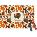 Traditional Thanksgiving Rectangular Fridge Magnet (Personalized)