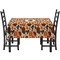 Traditional Thanksgiving Rectangular Tablecloths - Side View