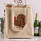 Traditional Thanksgiving Reusable Cotton Grocery Bag - In Context