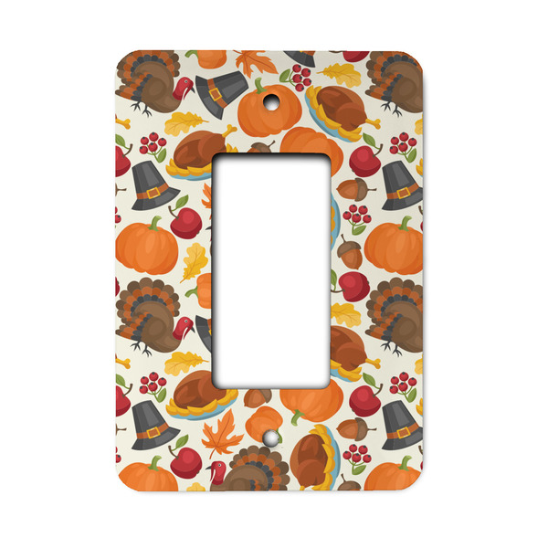 Custom Traditional Thanksgiving Rocker Style Light Switch Cover - Single Switch