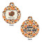 Traditional Thanksgiving Round Pet ID Tag - Large - Approval