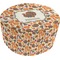 Traditional Thanksgiving Round Pouf Ottoman (Top)