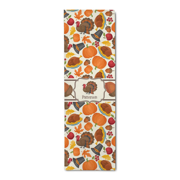 Custom Traditional Thanksgiving Runner Rug - 2.5'x8' w/ Name or Text