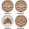 Traditional Thanksgiving Set of Lunch / Dinner Plates (Approval)