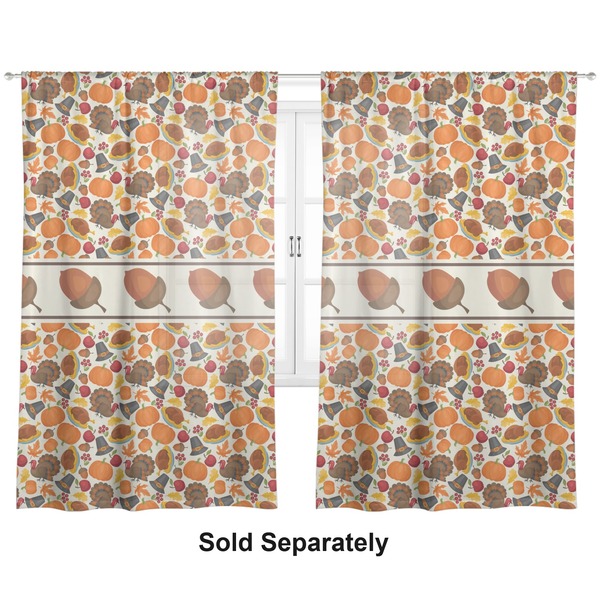 Traditional Thanksgiving Sheer Curtains