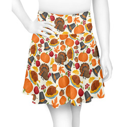 Traditional Thanksgiving Skater Skirt - X Large