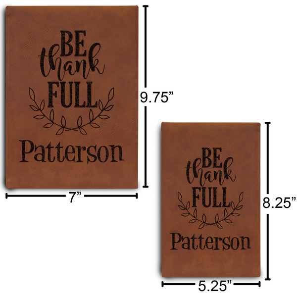 Traditional Thanksgiving Sketch Book Size Comparison w/ Dimension