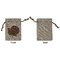 Traditional Thanksgiving Small Burlap Gift Bag - Front Approval