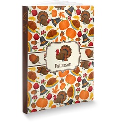 Traditional Thanksgiving Softbound Notebook - 7.25" x 10" (Personalized)