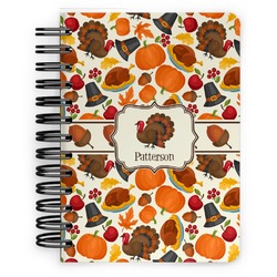 Traditional Thanksgiving Spiral Notebook - 5x7 w/ Name or Text
