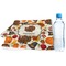 Traditional Thanksgiving Sports Towel Folded with Water Bottle