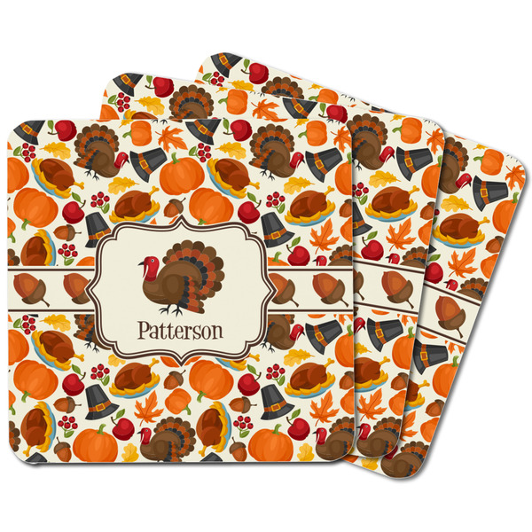 Traditional Thanksgiving Square Fridge Magnet - MAIN