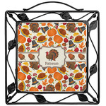 Traditional Thanksgiving Square Trivet (Personalized)