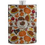 Traditional Thanksgiving Stainless Steel Flask (Personalized)