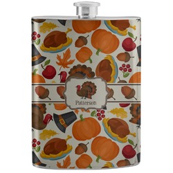 Traditional Thanksgiving Stainless Steel Flask (Personalized)