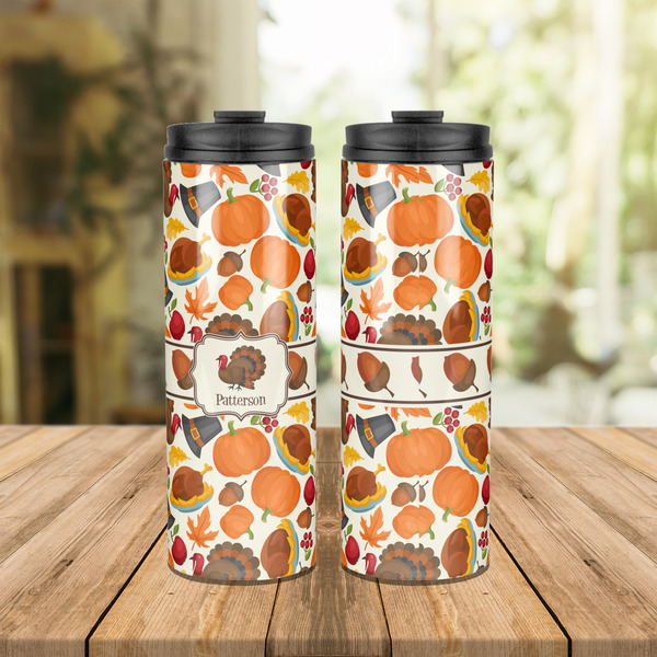 Traditional Thanksgiving Stainless Steel Tumbler - Lifestyle