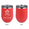 Traditional Thanksgiving Stainless Wine Tumblers - Coral - Single Sided - Approval