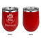Traditional Thanksgiving Stainless Wine Tumblers - Red - Single Sided - Approval
